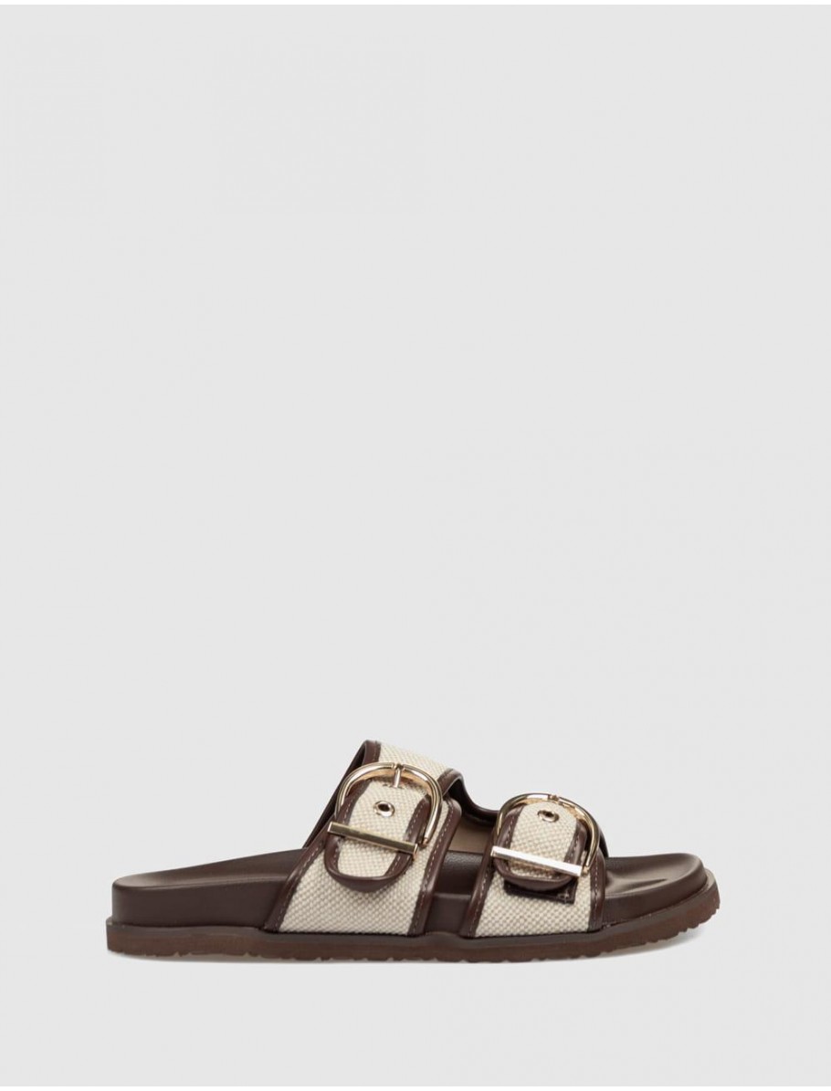 SANDALIA KAMOME TRENDS LARIA MARRoN