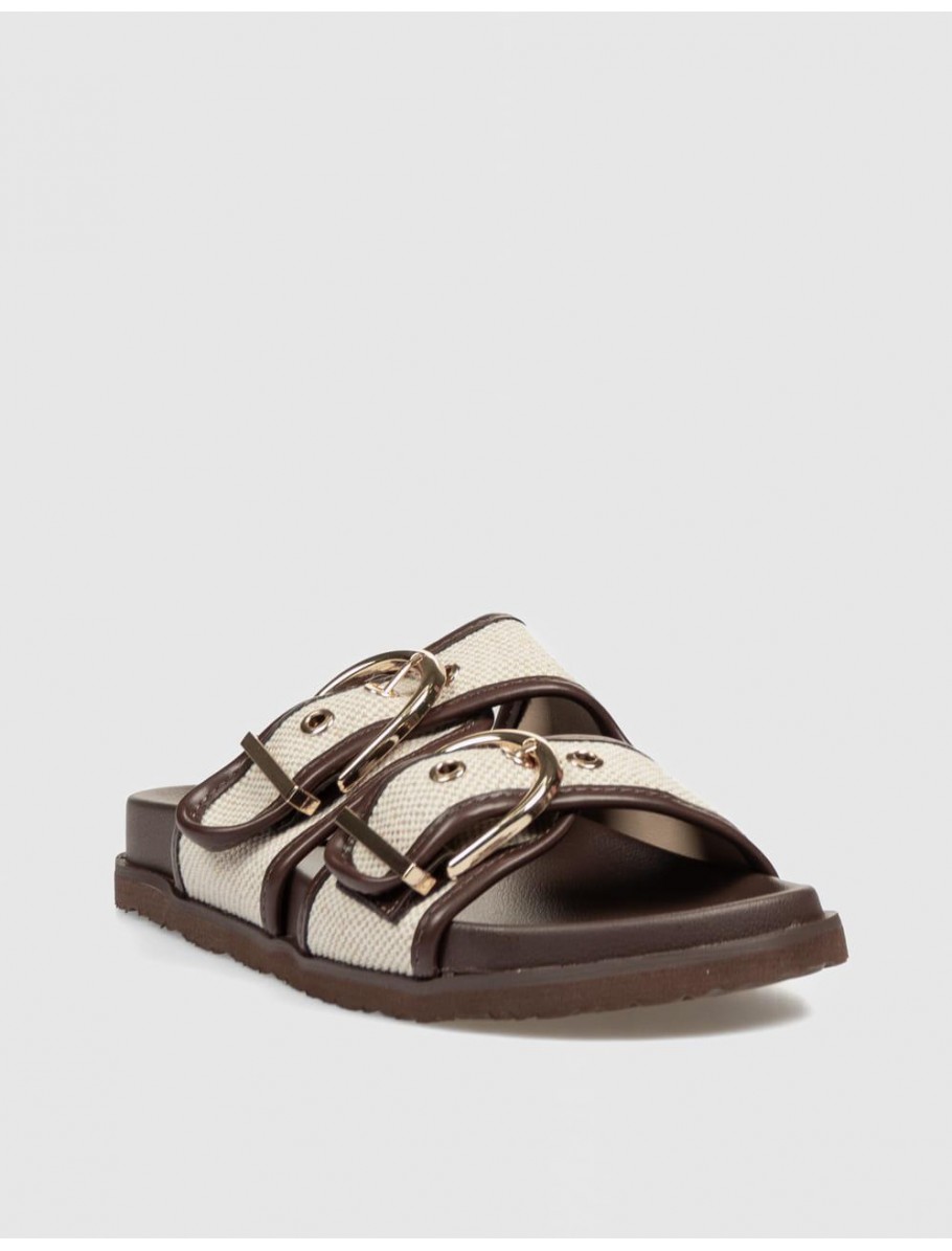 SANDALIA KAMOME TRENDS LARIA MARRoN