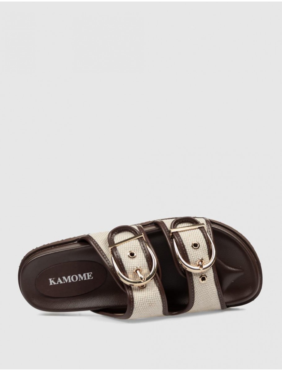 SANDALIA KAMOME TRENDS LARIA MARRoN