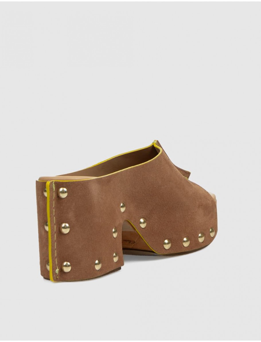 SANDALIA CLAIRE CHARLOTTE ELISE MARRoN