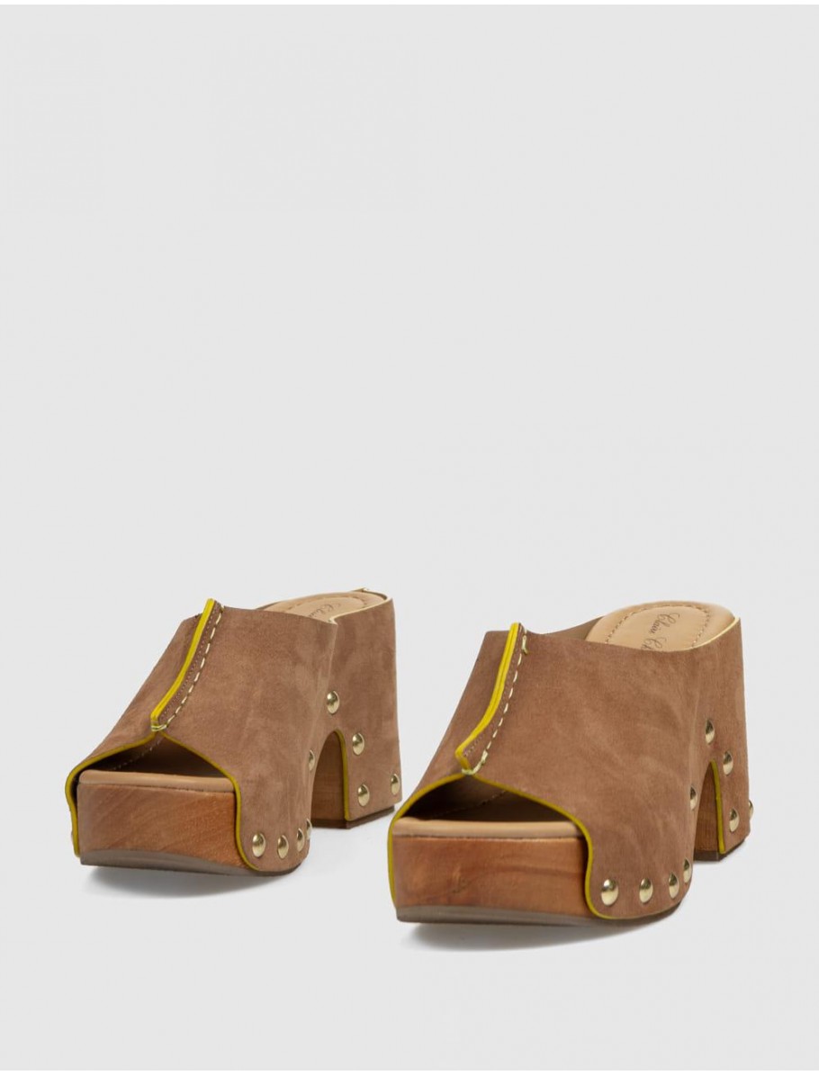 SANDALIA CLAIRE CHARLOTTE ELISE MARRoN