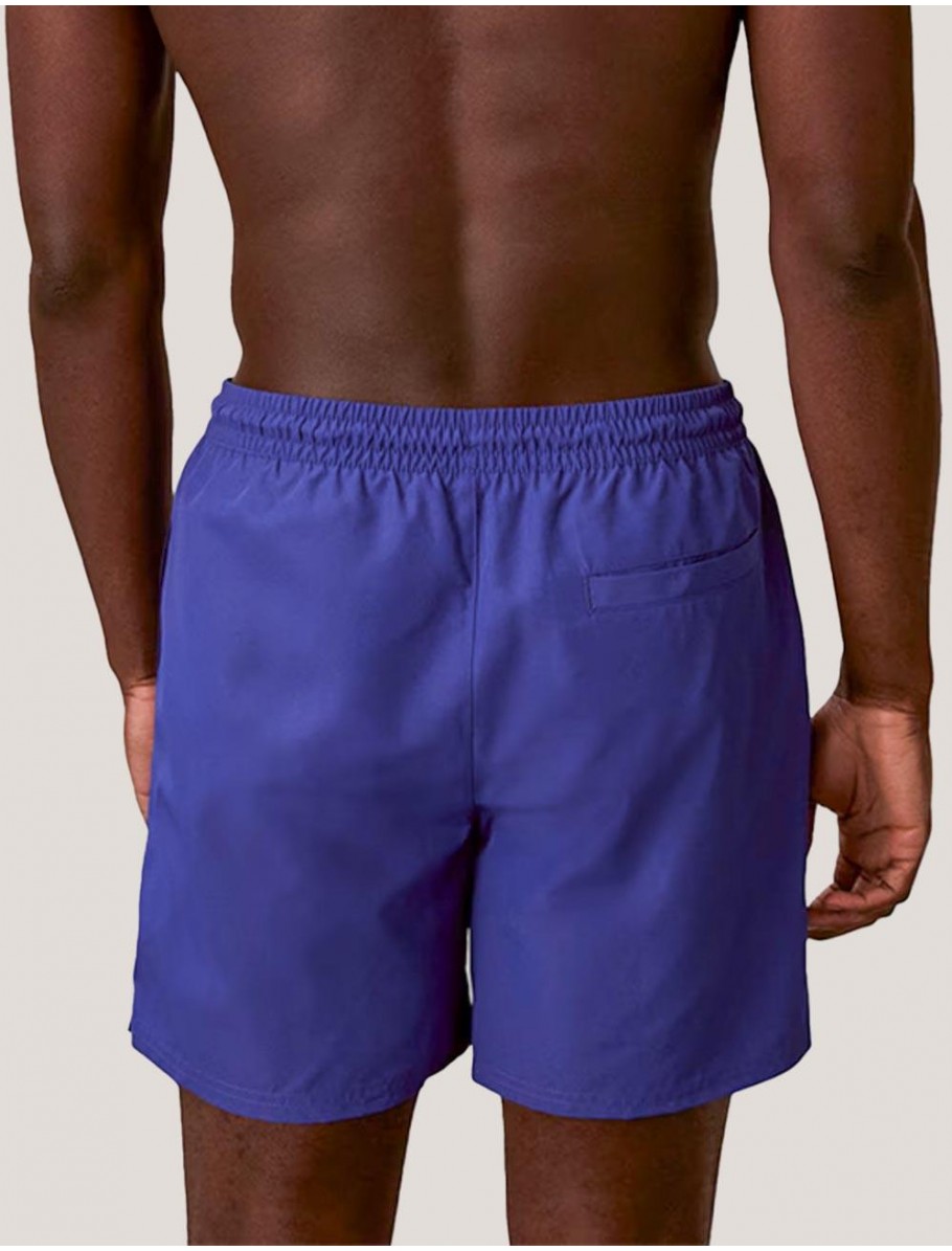 BANADOR CALVIN KLEIN SHORT DRAWSTRING WAISTBAND AZUL