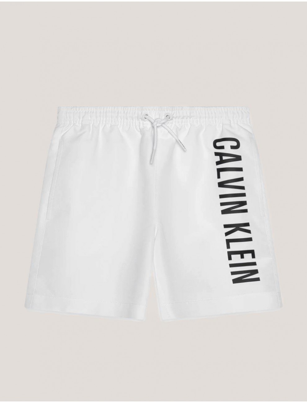 BANADOR CALVIN KLEIN MEDIUM DRAWSTRING BLANCO