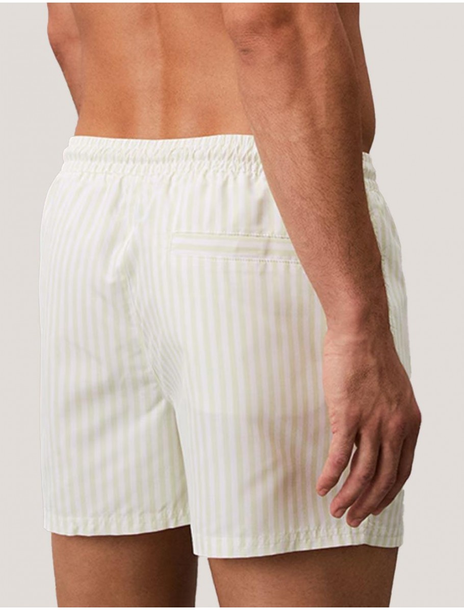 BANADOR CALVIN KLEIN SHORT DRAWSTRING WAISTBAND VERDE