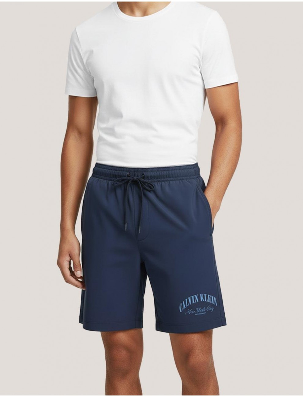PANTALoN CALVIN KLEIN PREMIUM TERRY CALVIN COLLEGIATE AZUL