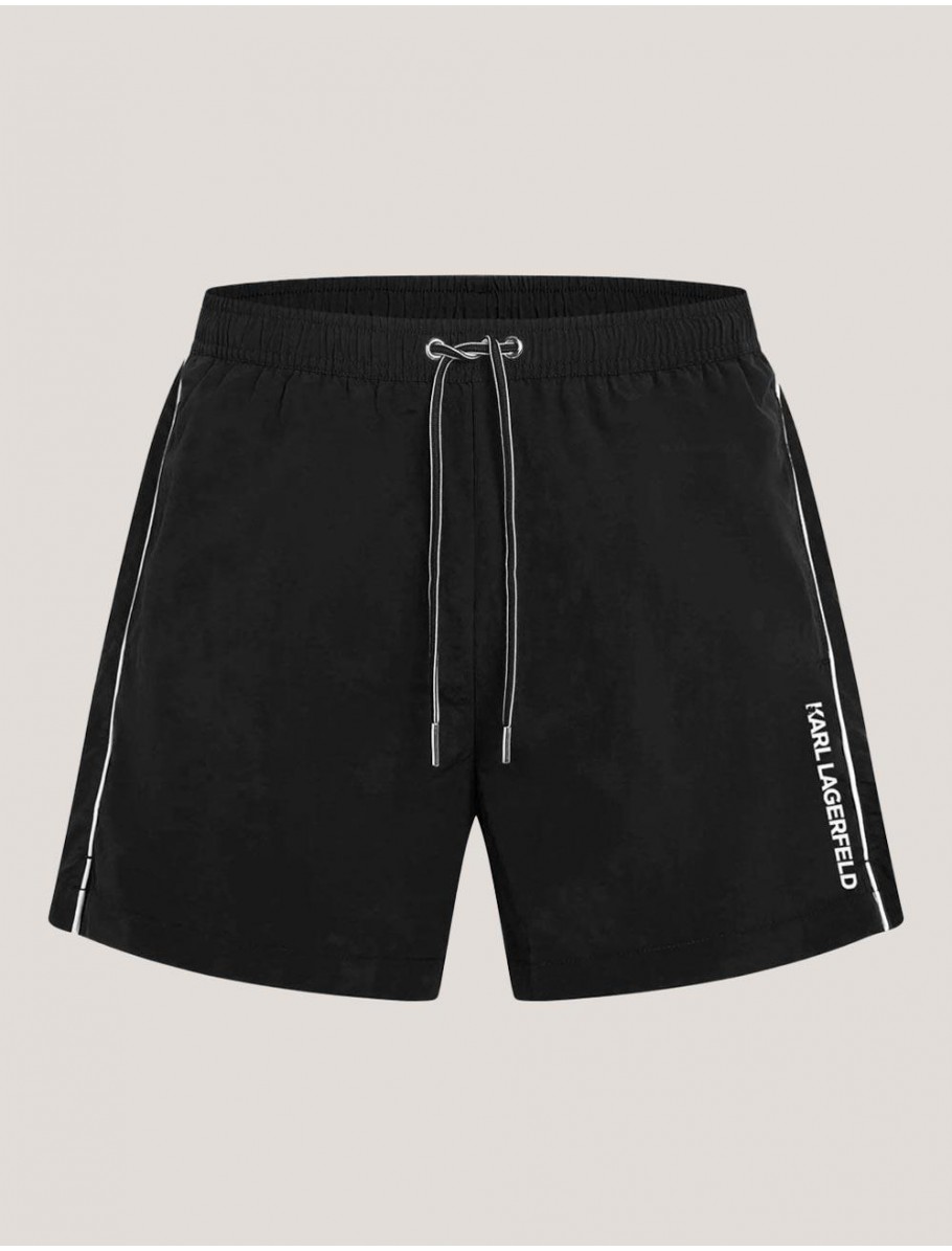 BANADOR KARL LAGERFED NAUTICAL SHORT BOARDSHORTS NEGRO
