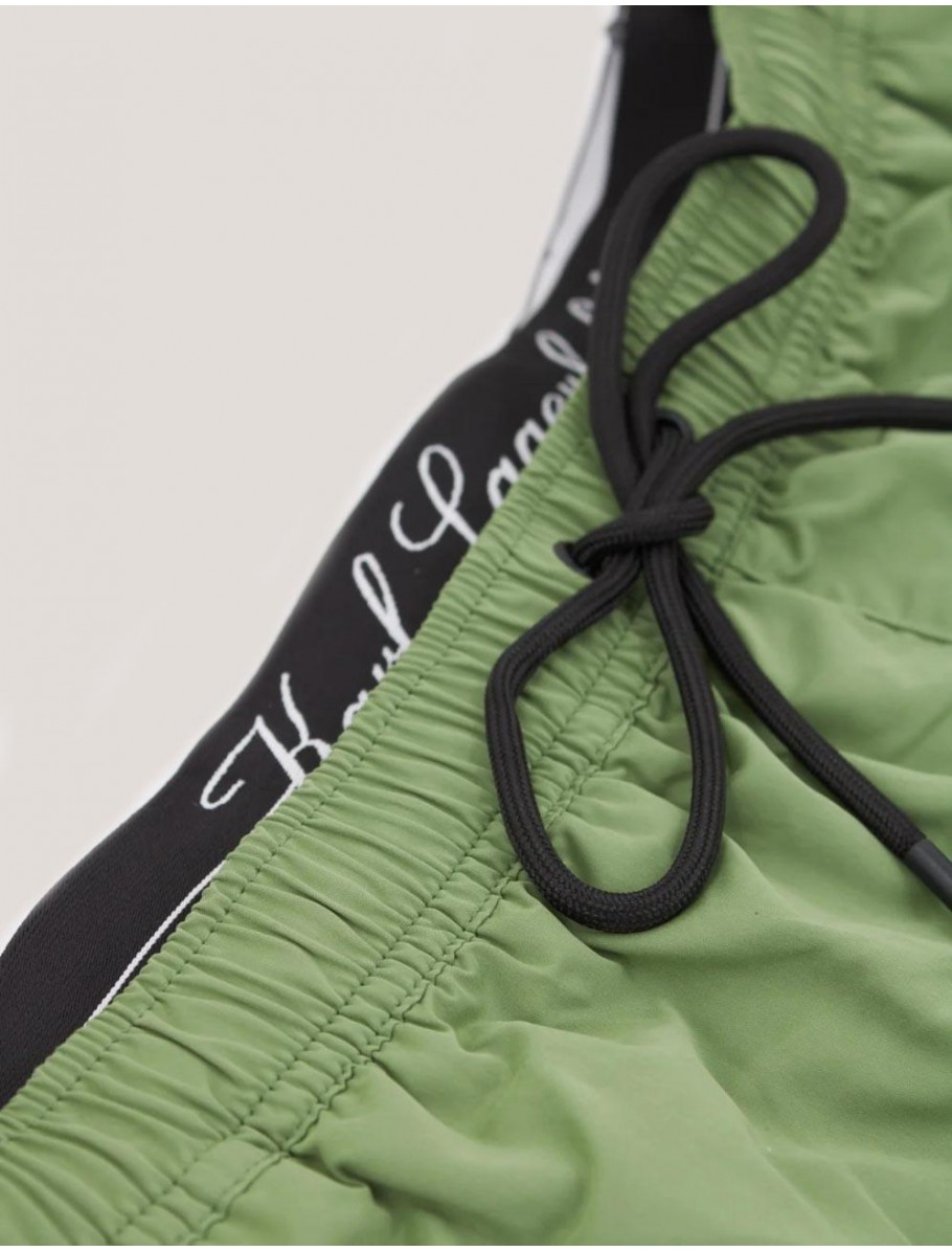 BANADOR KARL LAGERFED HOTEL KARL CREST SH BOARDSHORTS VERDE