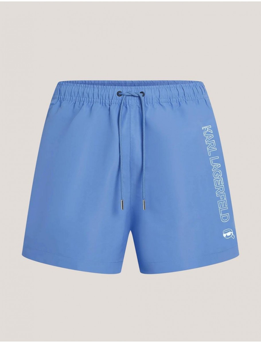 BANADOR KARL LAGERFED IKON SHINE SHORT BOARDSHORTS AZUL