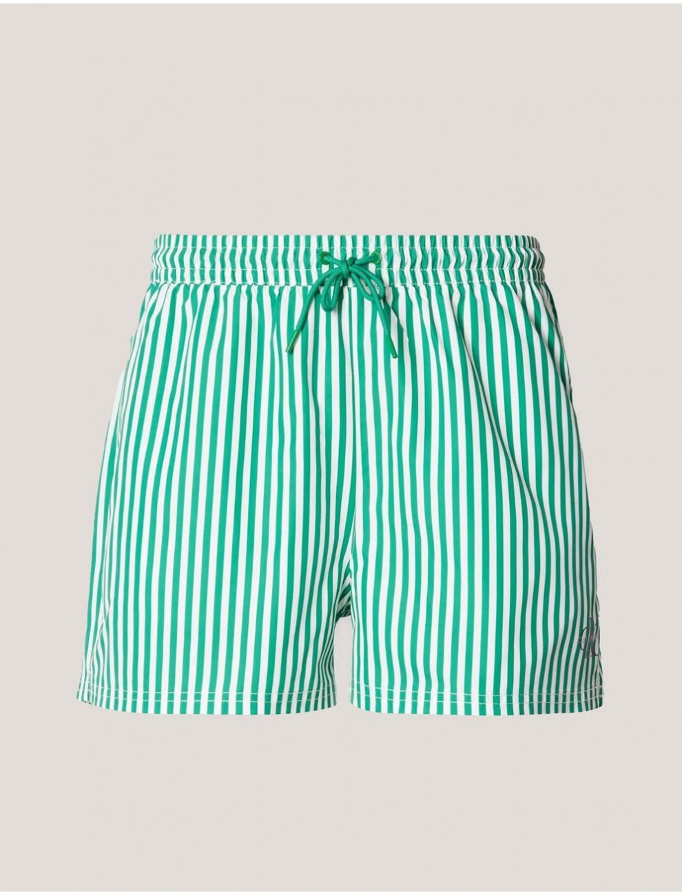 BANADOR CALVIN KLEIN SHORT DRAWSTRING WAISTBAND VERDE