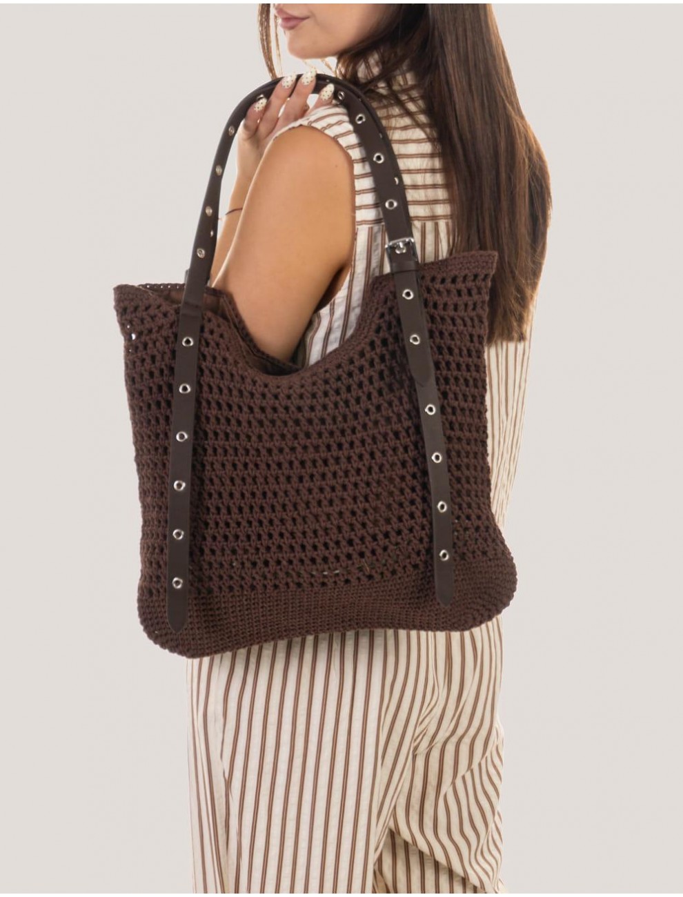 BOLSO OBVIO COMPLEMENTOS DONIA MARRoN