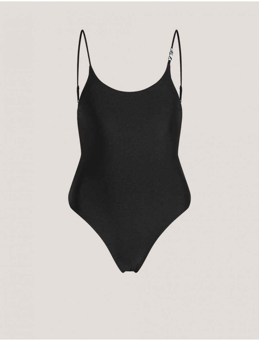 BANADOR KARL LAGERFED CHEEKY SWIMSUIT NEGRO