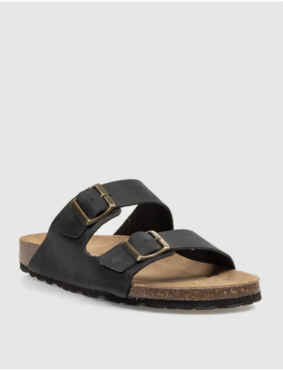 SANDALIA KAMOME MILAN NEGRO