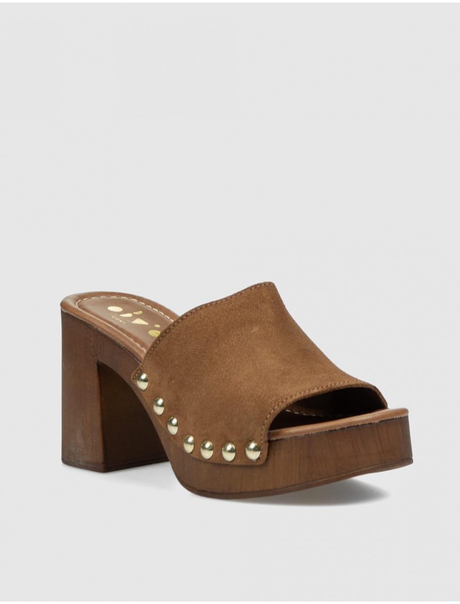 SANDALIA OBVIO SHOES ZETE CUERO