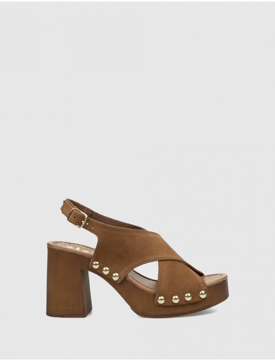 SANDALIA OBVIO SHOES SILLO CUERO