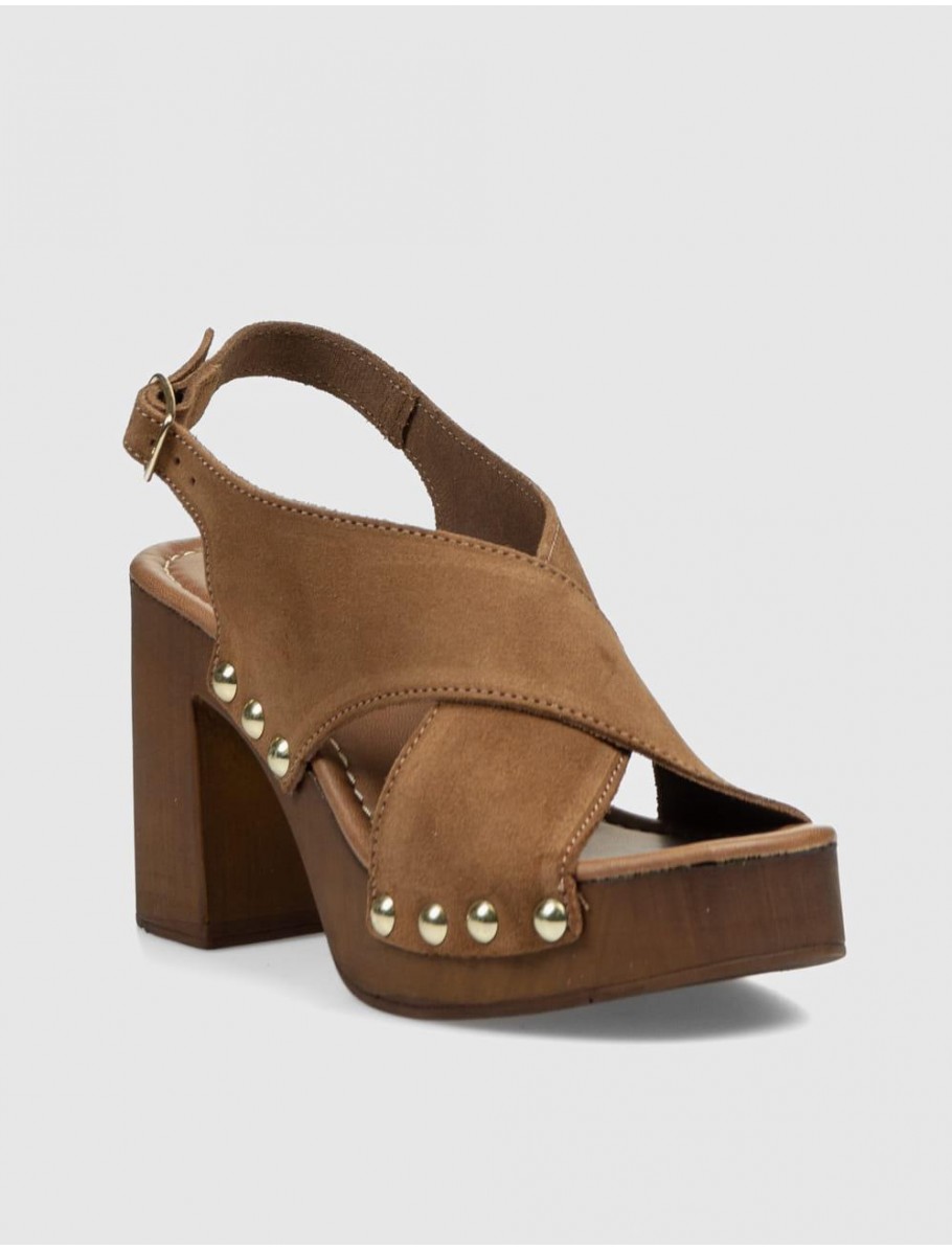 SANDALIA OBVIO SHOES SILLO CUERO