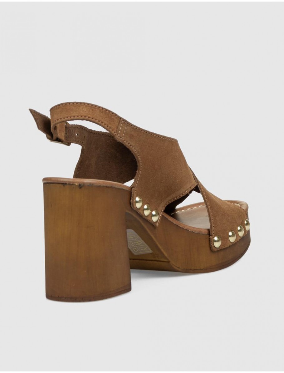 SANDALIA OBVIO SHOES SILLO CUERO