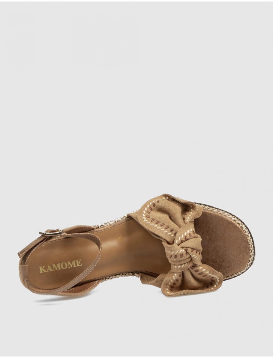 SANDALIA KAMOME TRENDS COPER MARRoN
