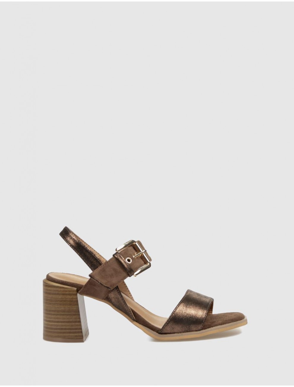 SANDALIA KAMOME TRENDS BAITU MARRoN
