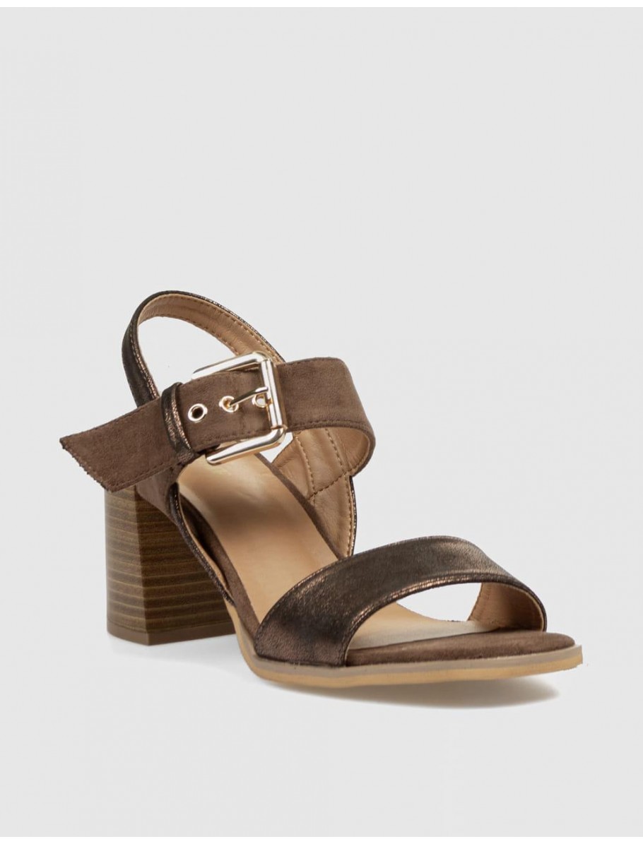 SANDALIA KAMOME TRENDS BAITU MARRoN