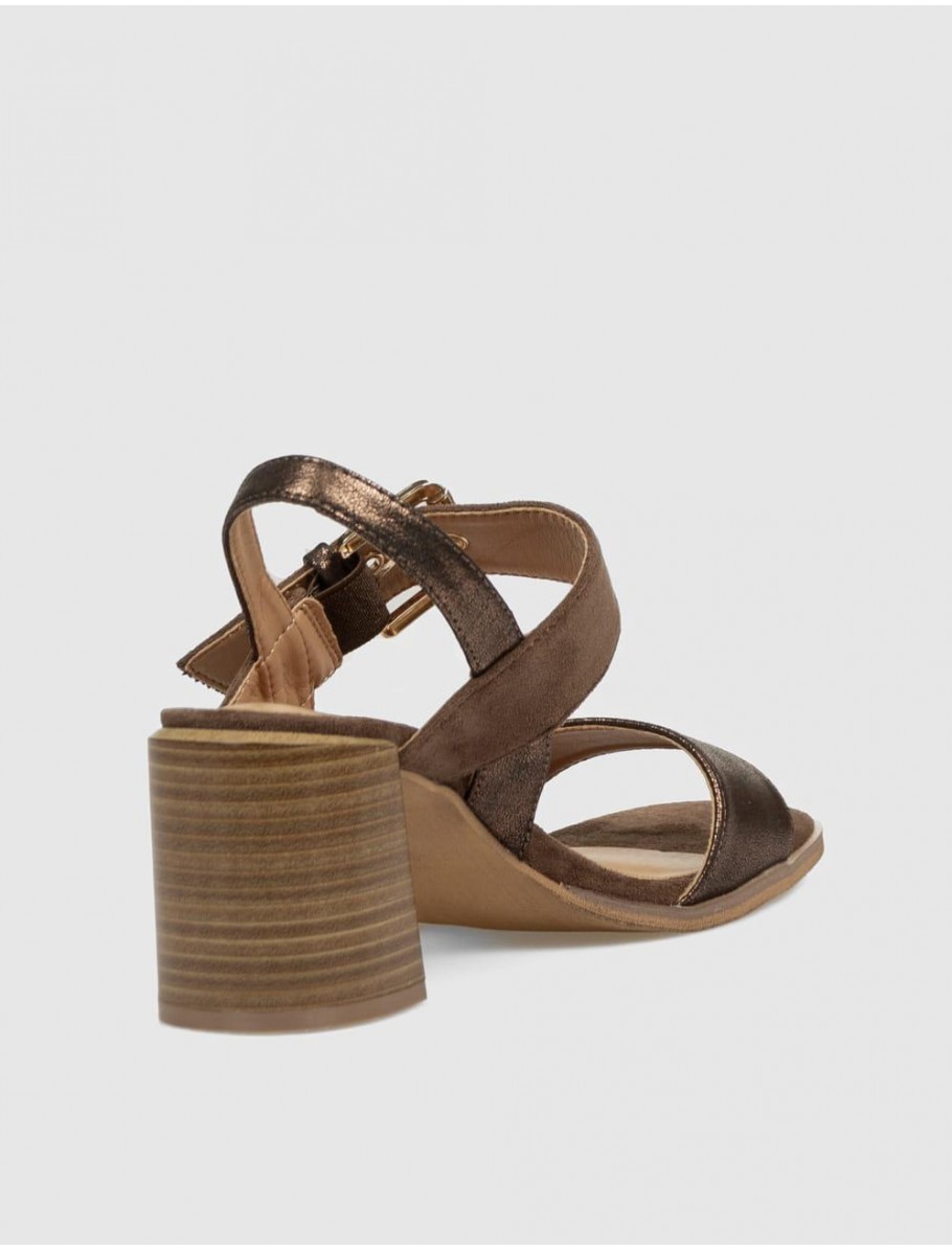SANDALIA KAMOME TRENDS BAITU MARRoN