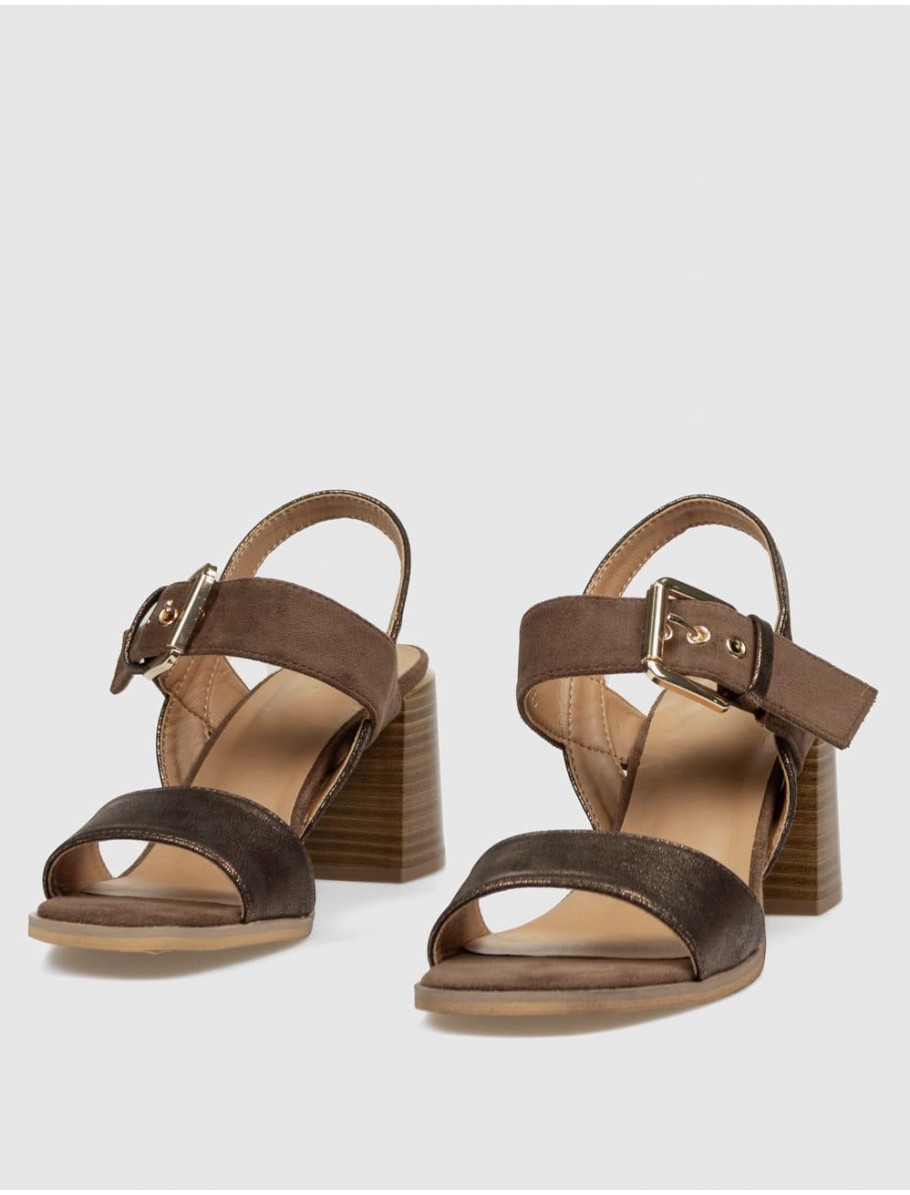 SANDALIA KAMOME TRENDS BAITU MARRoN