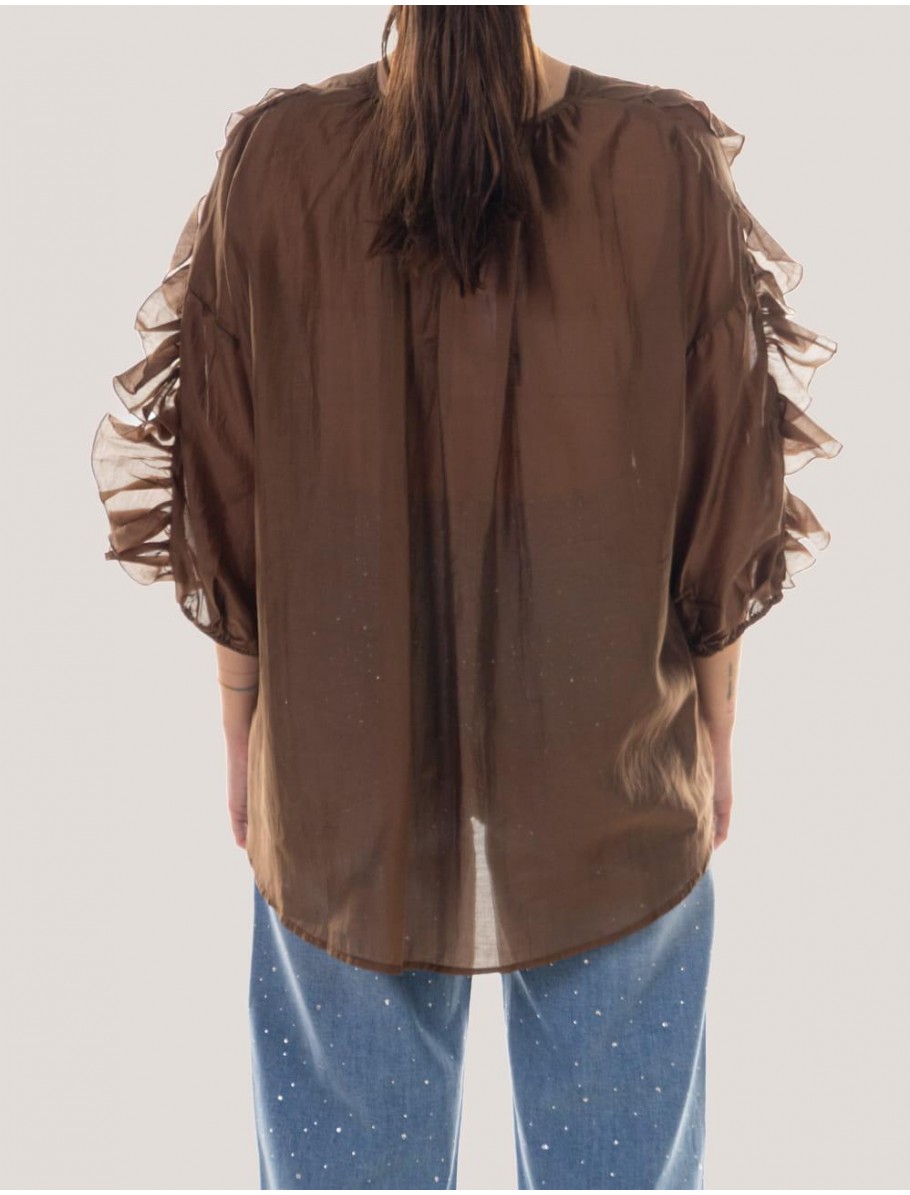 CAMISA OBVIO TODD MARRoN