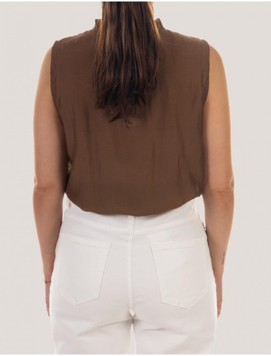 CAMISA OBVIO CALIA MARRoN