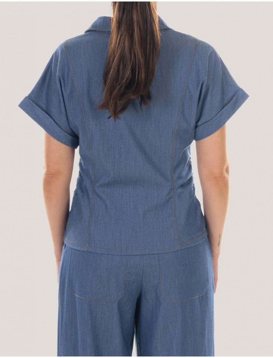 CAMISA OBVIO ERILA AZUL