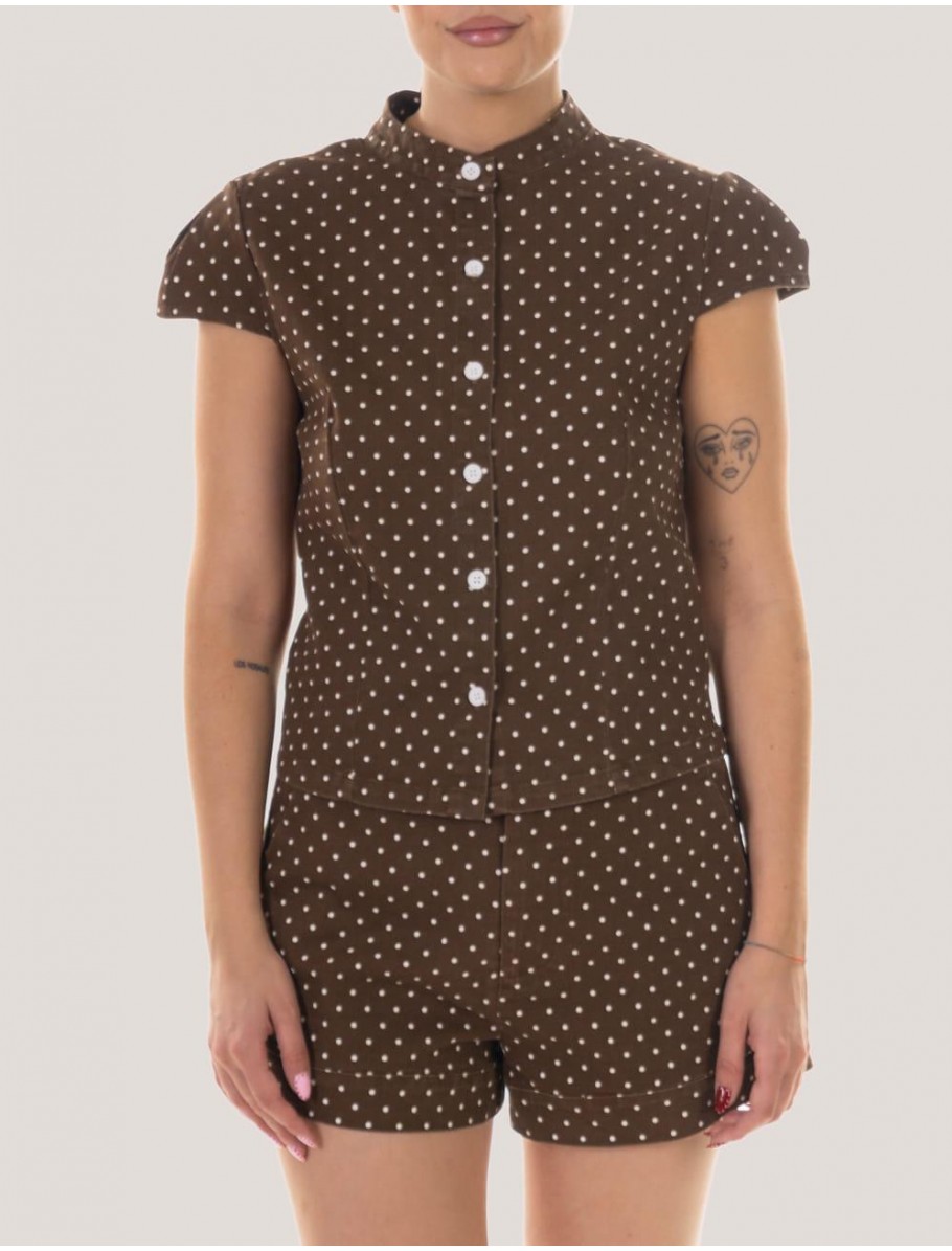 CAMISA OBVIO YNES MARRoN