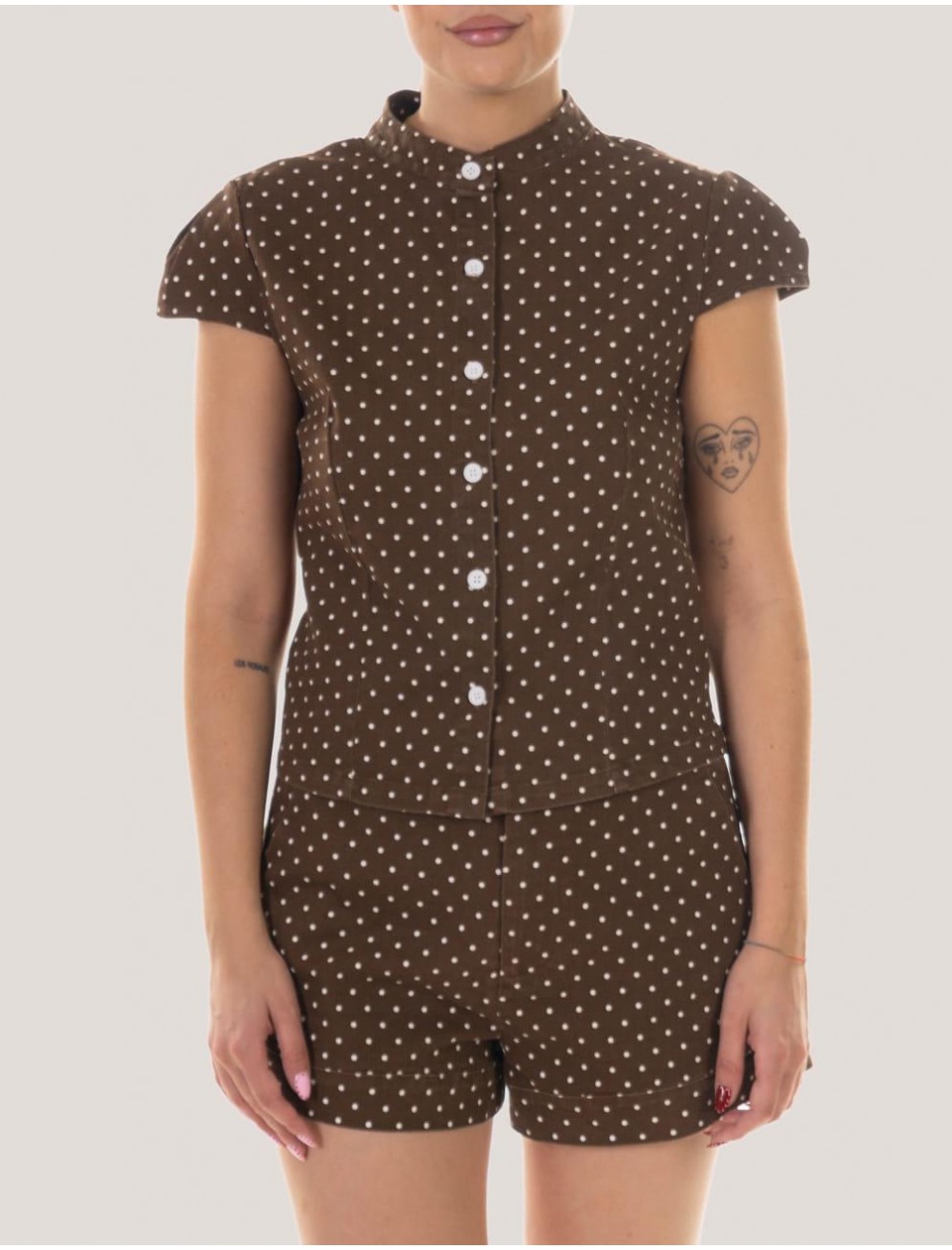 CAMISA OBVIO YNES MARRoN