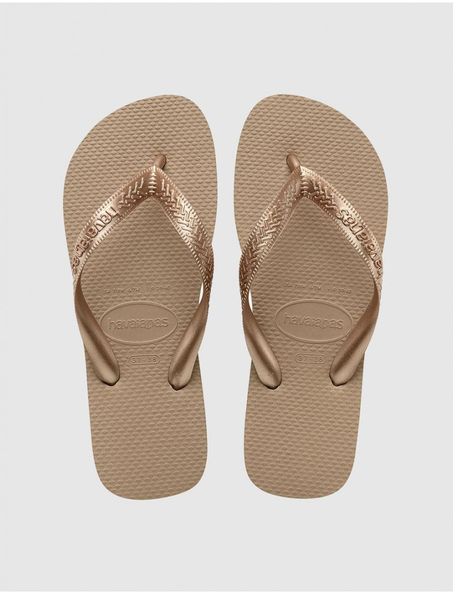 CHANCLA HAVAIANAS TOP TIRAS ORO ROSADO