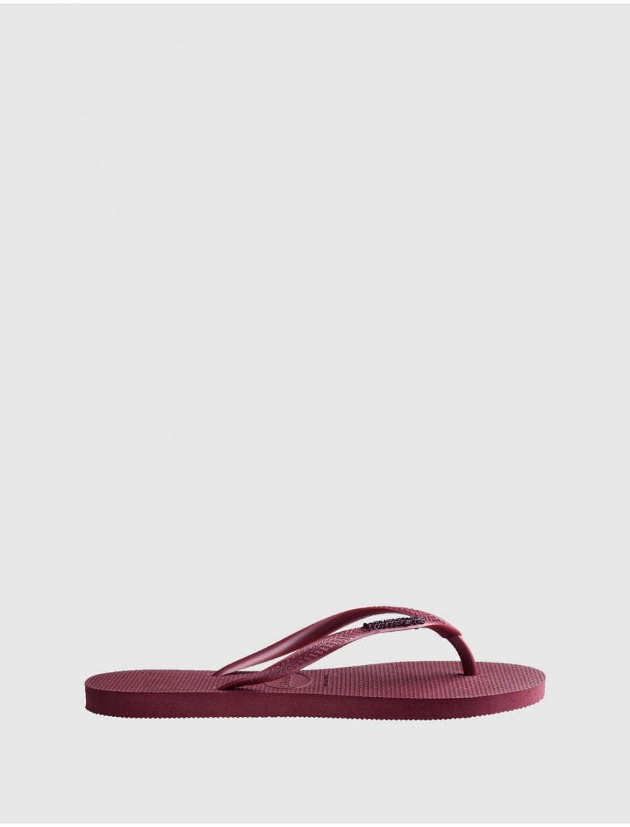 CHANCLA HAVAIANAS SLIM LOGO METALLIC ROSA