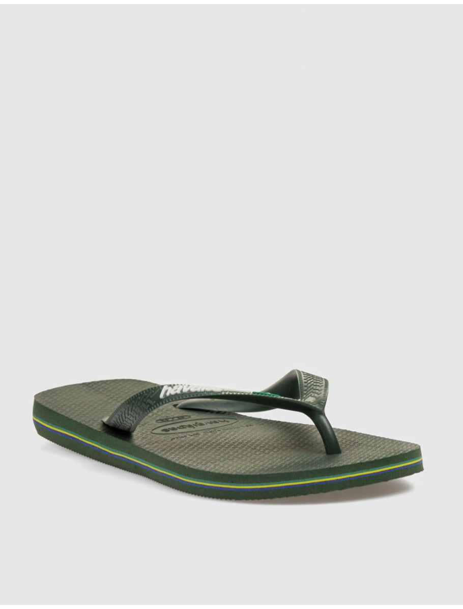 CHANCLA HAVAIANAS BRASIL LOGO VERDE