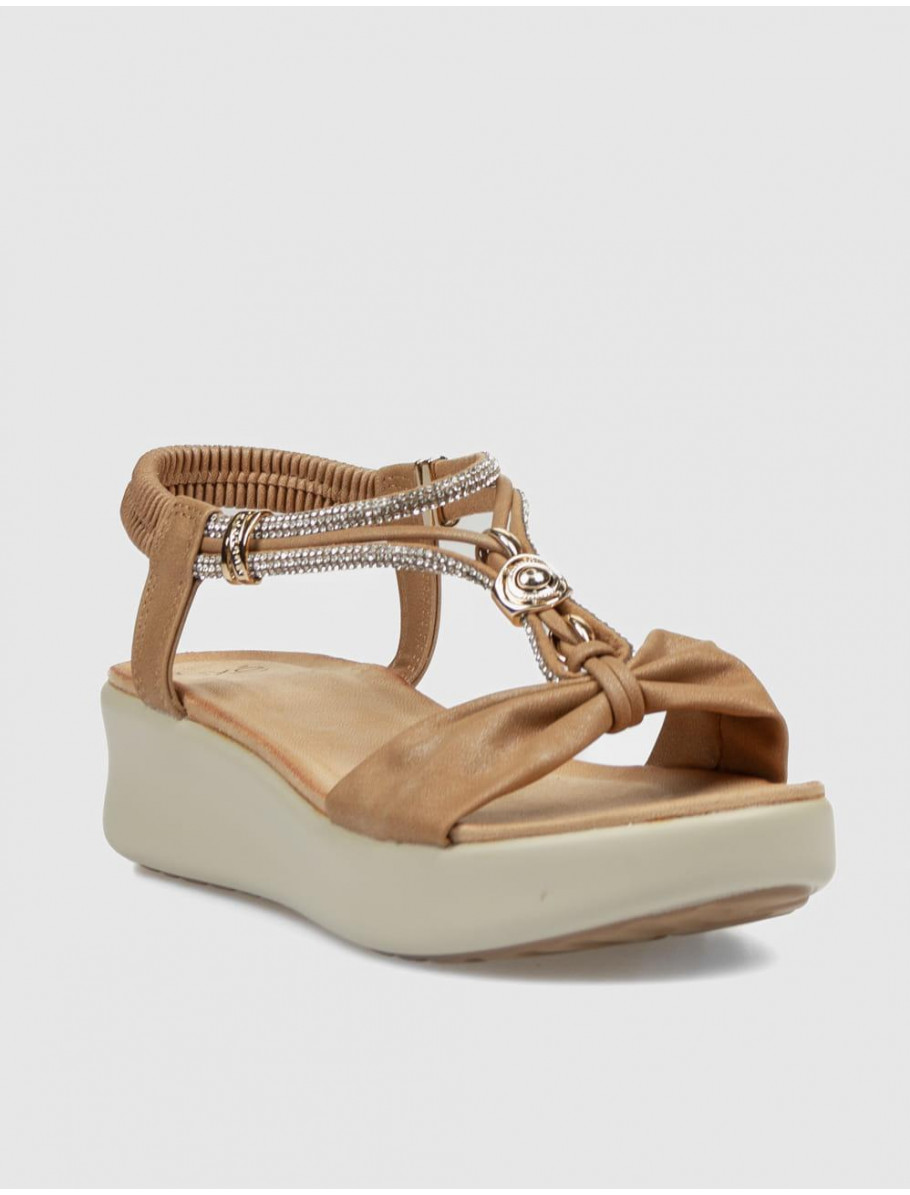 SANDALIA EXE BZX43170 R24 CaMEL