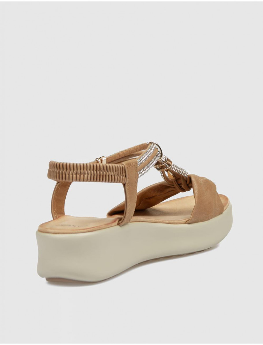 SANDALIA EXE BZX43170 R24 CaMEL
