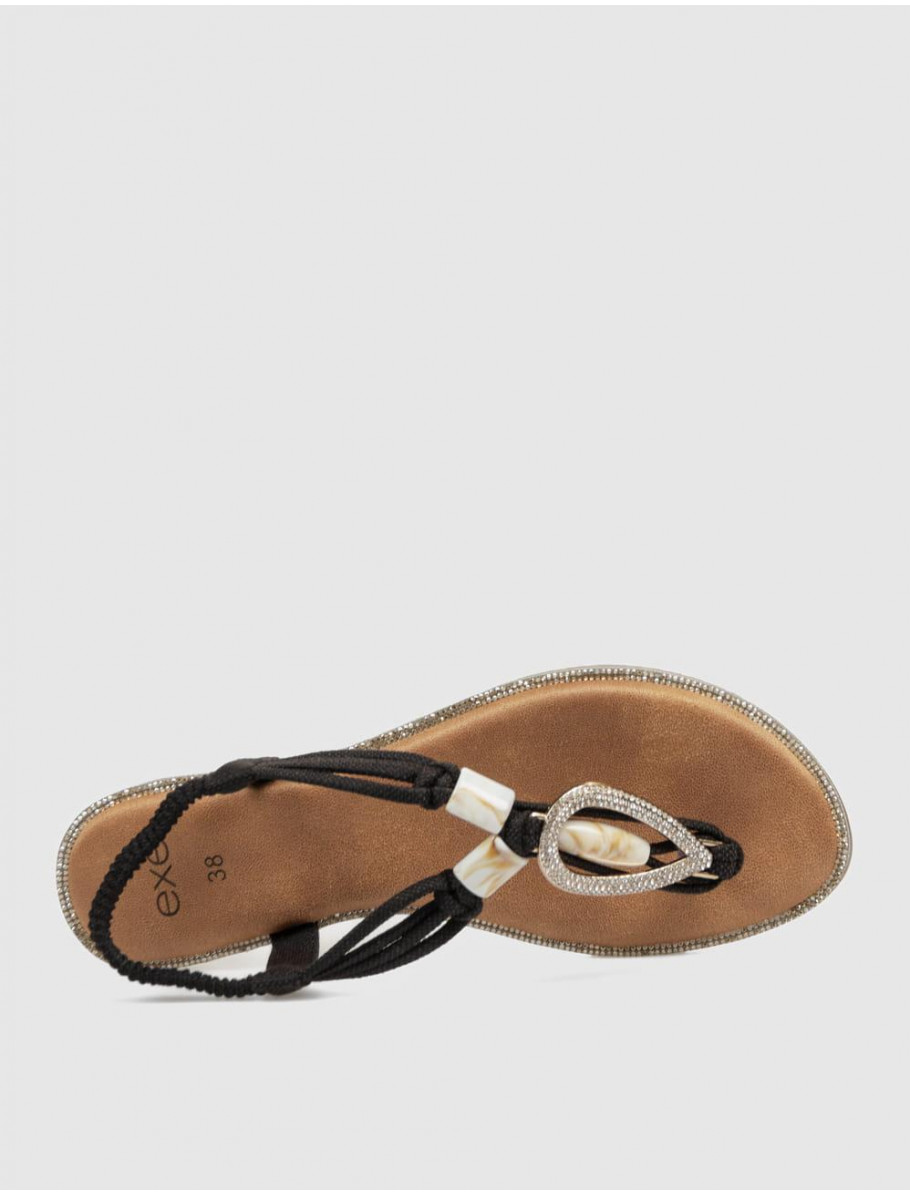 SANDALIA DE DEDO EXE 8013 28 NEGRO