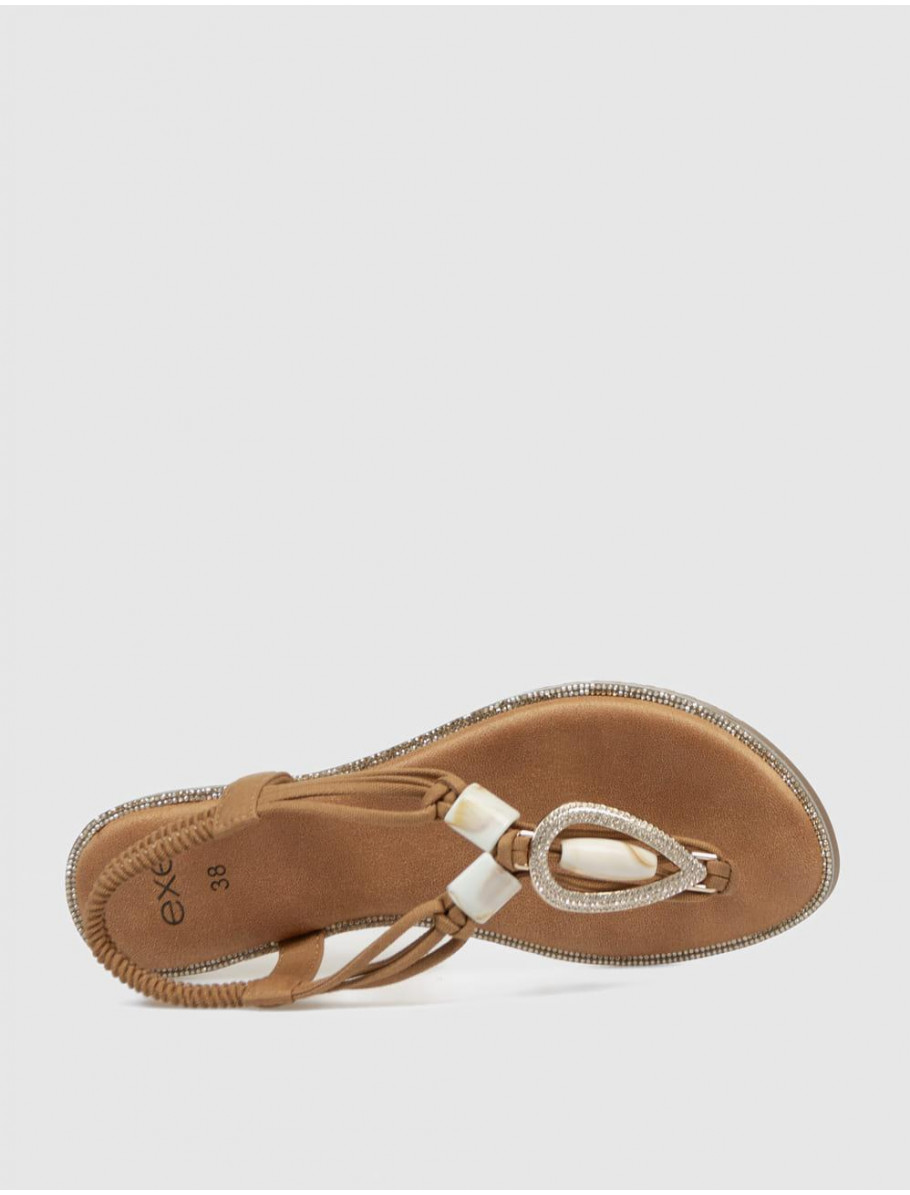 SANDALIA DE DEDO EXE 8013 28 MARRoN