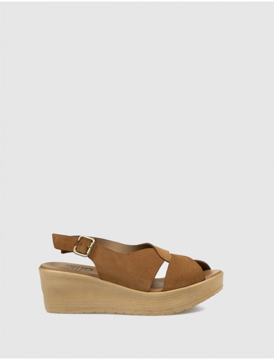 SANDALIA BUENO WA4706 TAUPE