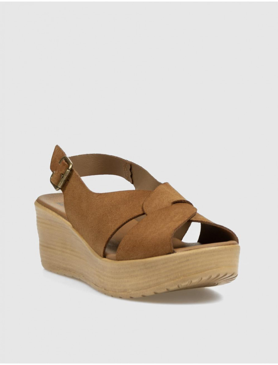 SANDALIA BUENO WA4706 TAUPE
