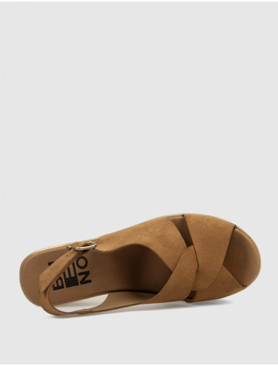 SANDALIA BUENO WA4706 TAUPE