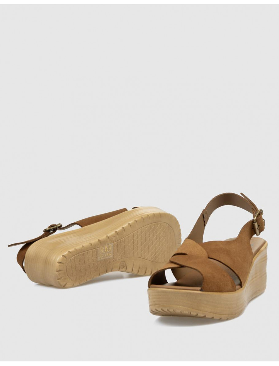 SANDALIA BUENO WA4706 TAUPE