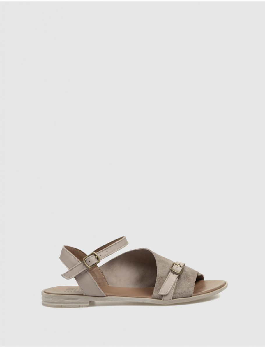 SANDALIA BUENO WG2206 GRIS OSCURO