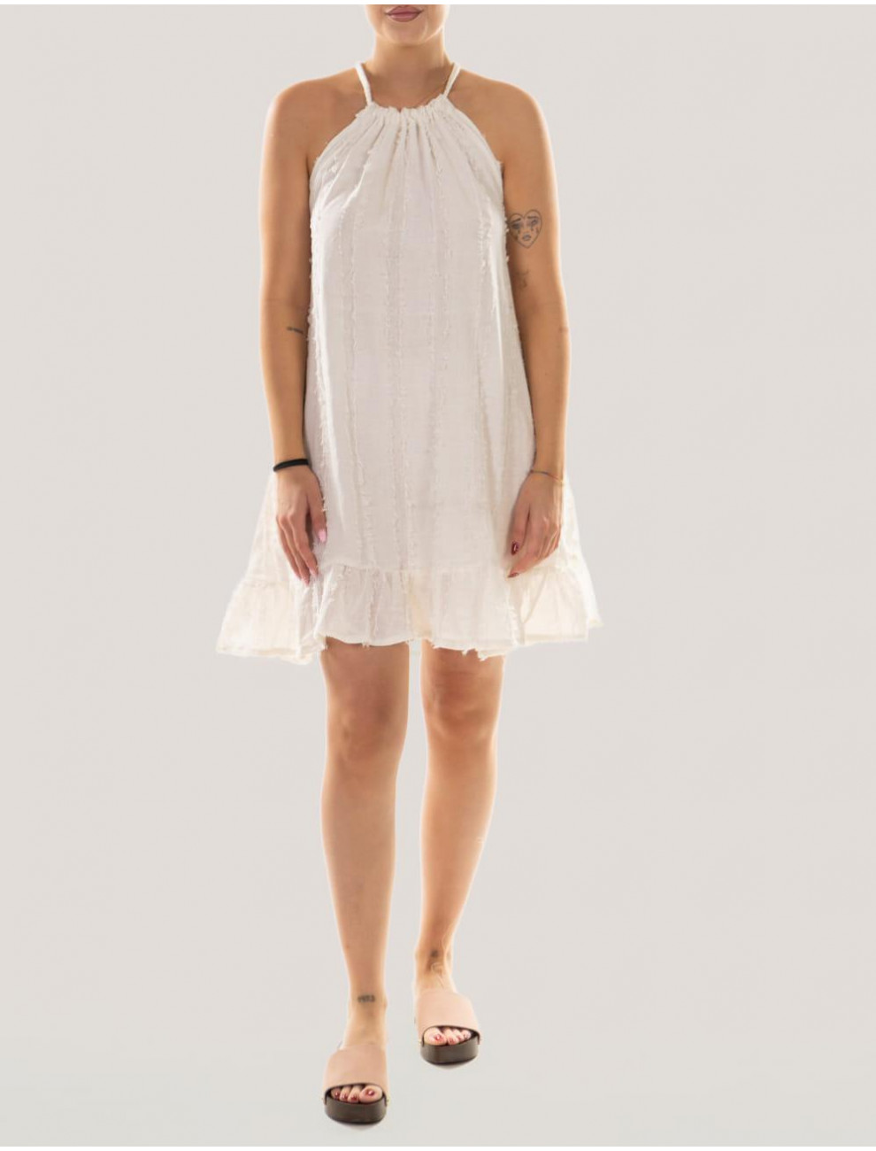 VESTIDO OBVIO ADEL BLANCO