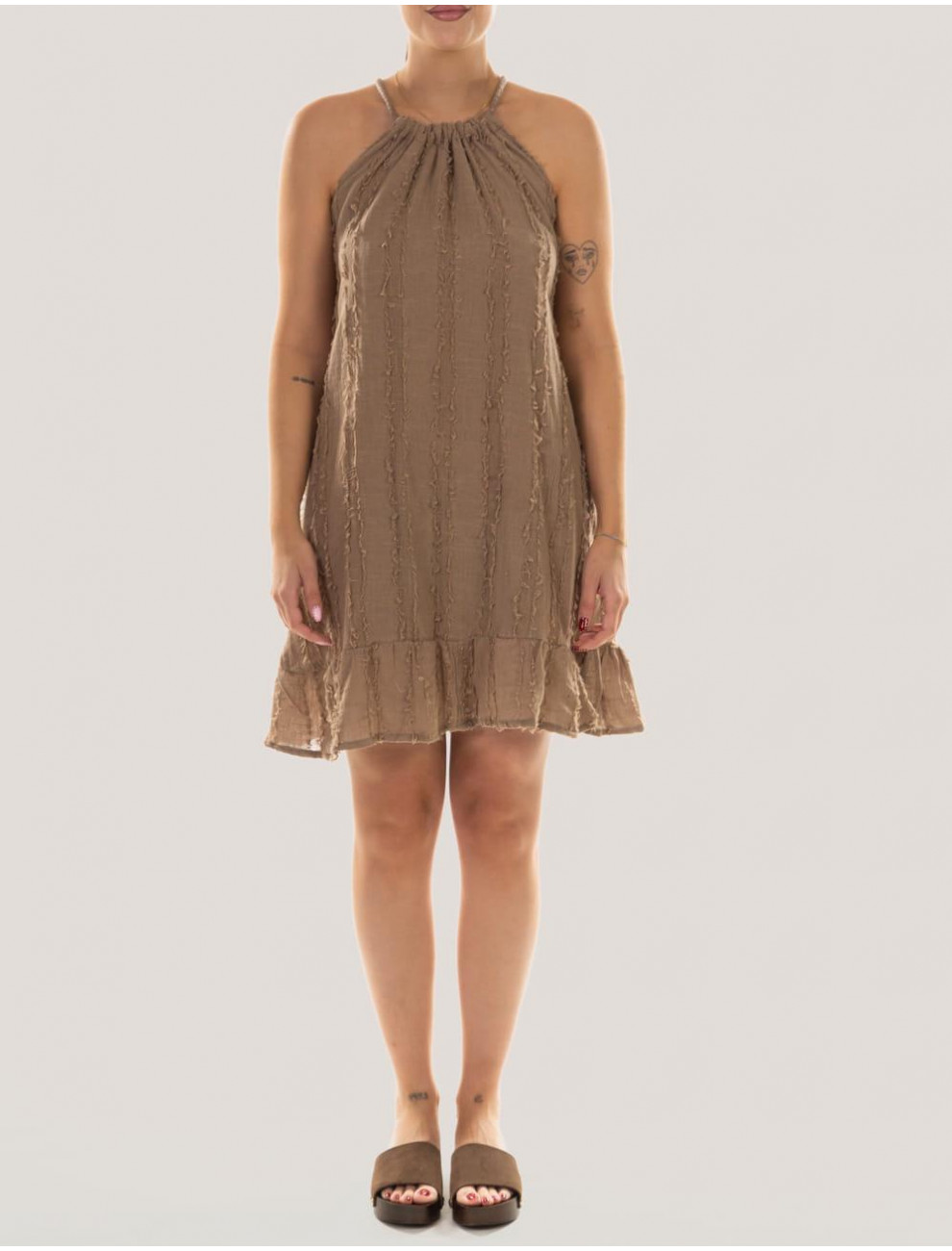 VESTIDO OBVIO ADEL MARRoN