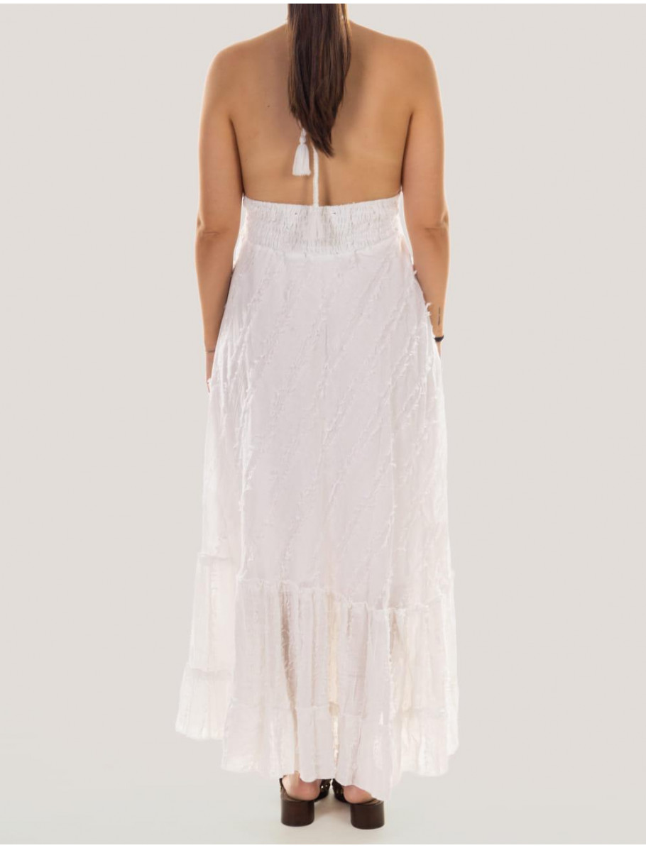 VESTIDO OBVIO TOLIN BLANCO