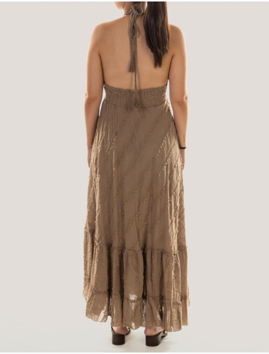 VESTIDO OBVIO TOLIN MARRoN