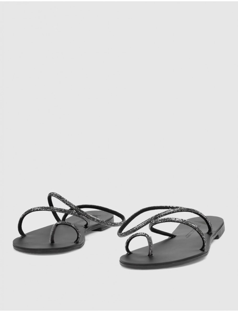 SANDALIA DE DEDO NICOLAS LAINAS 63 TC NEGRO