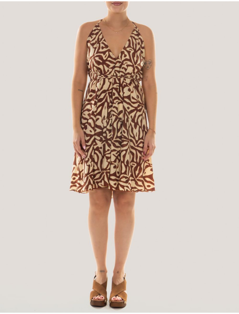 VESTIDO OBVIO BLASA MARRoN