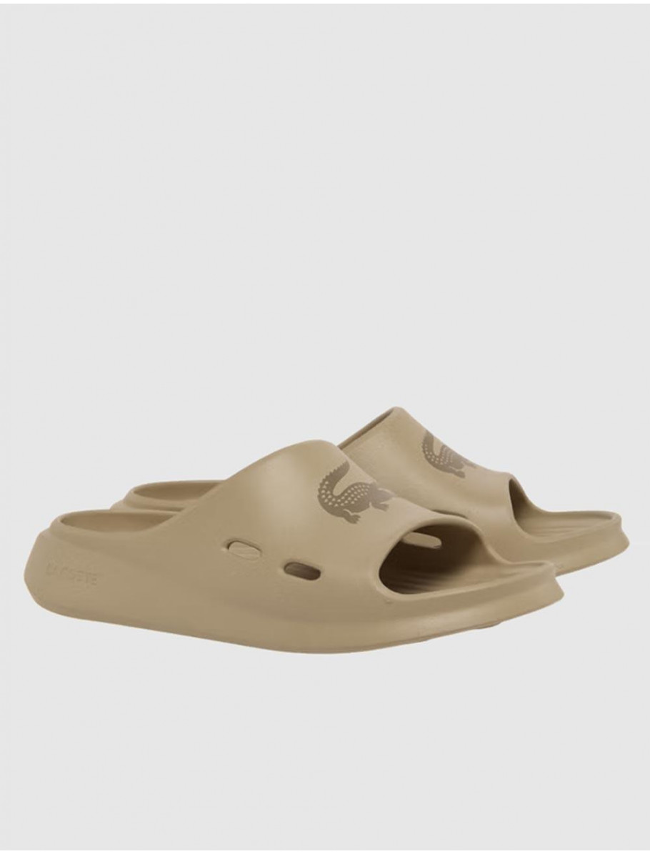 CHANCLA LACOSTE MEDUZ MARRoN