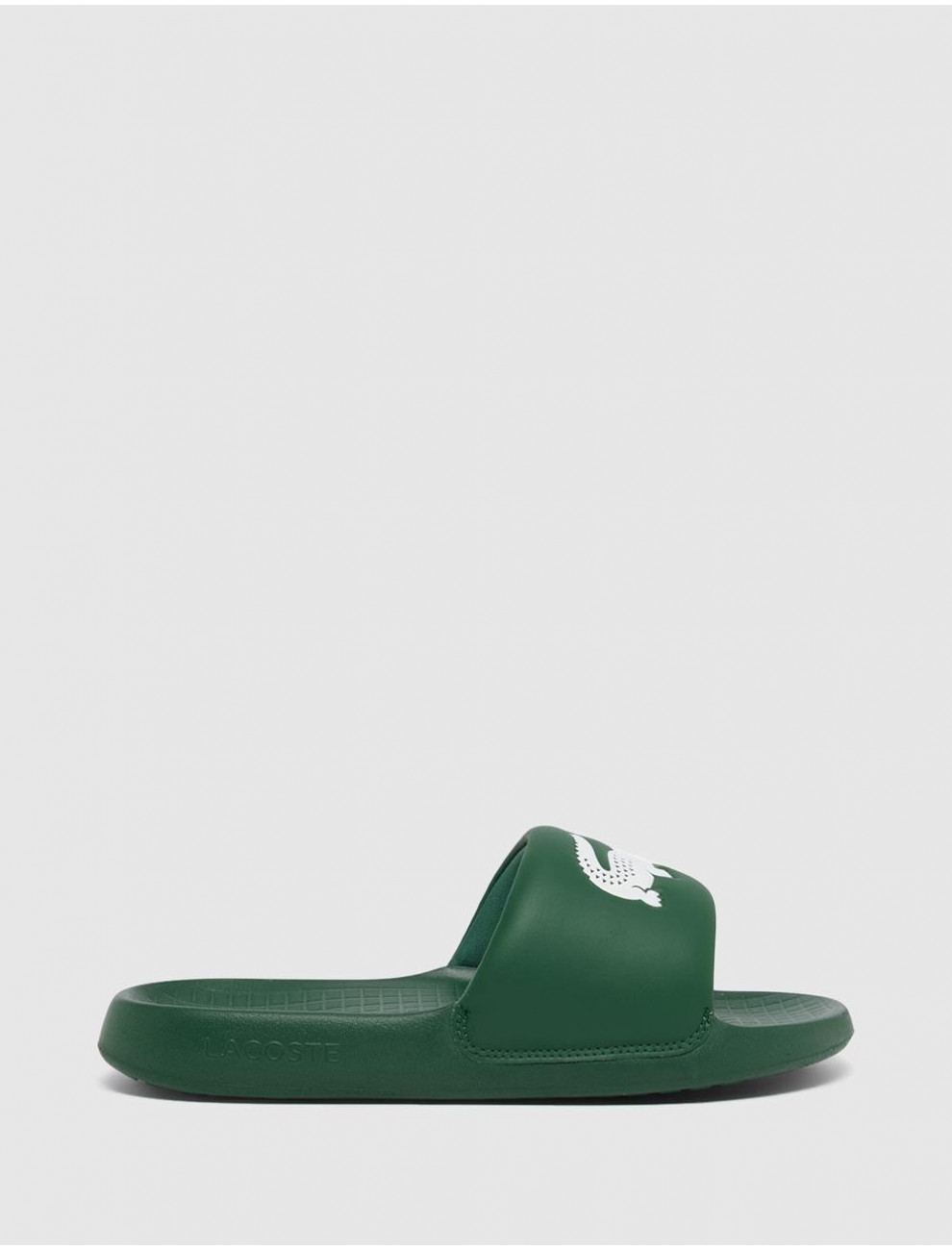 CHANCLA LACOSTE SERVE SLIDE 10 VERDE